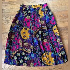 Norton McNaughton Multicolor A-Line Skirt